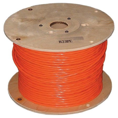 SOUTHWIRE Sheathed Cable, 10 AWG Wire, 3 Conductor, 1000 ft L, Copper Conductor, PVC Insulation 10/3NM-WGX1000FT